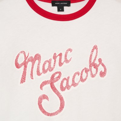 THE MARC LOGO RINGER FEMME TEE
